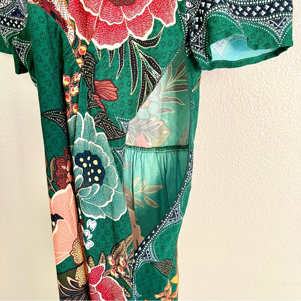FARM RIO x Anthropologie Verdura Maxi Dress in Green - Picture 9 of 9